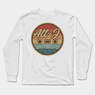 Alt-J Retro Cassette Retro Circle Long Sleeve T-Shirt